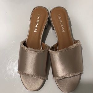 Rampage Heeled Mules